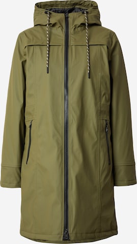 Cappotto di mezza stagione di Freequent in verde: frontale