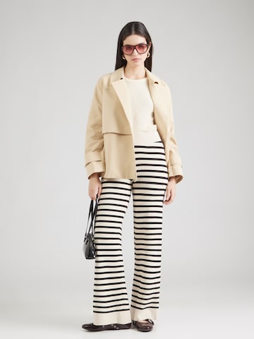Wide Leg Pantalon 'YASFONNY' YAS en beige