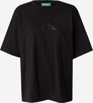 UNITED COLORS OF BENETTON T-Shirt in Schwarz: predná strana