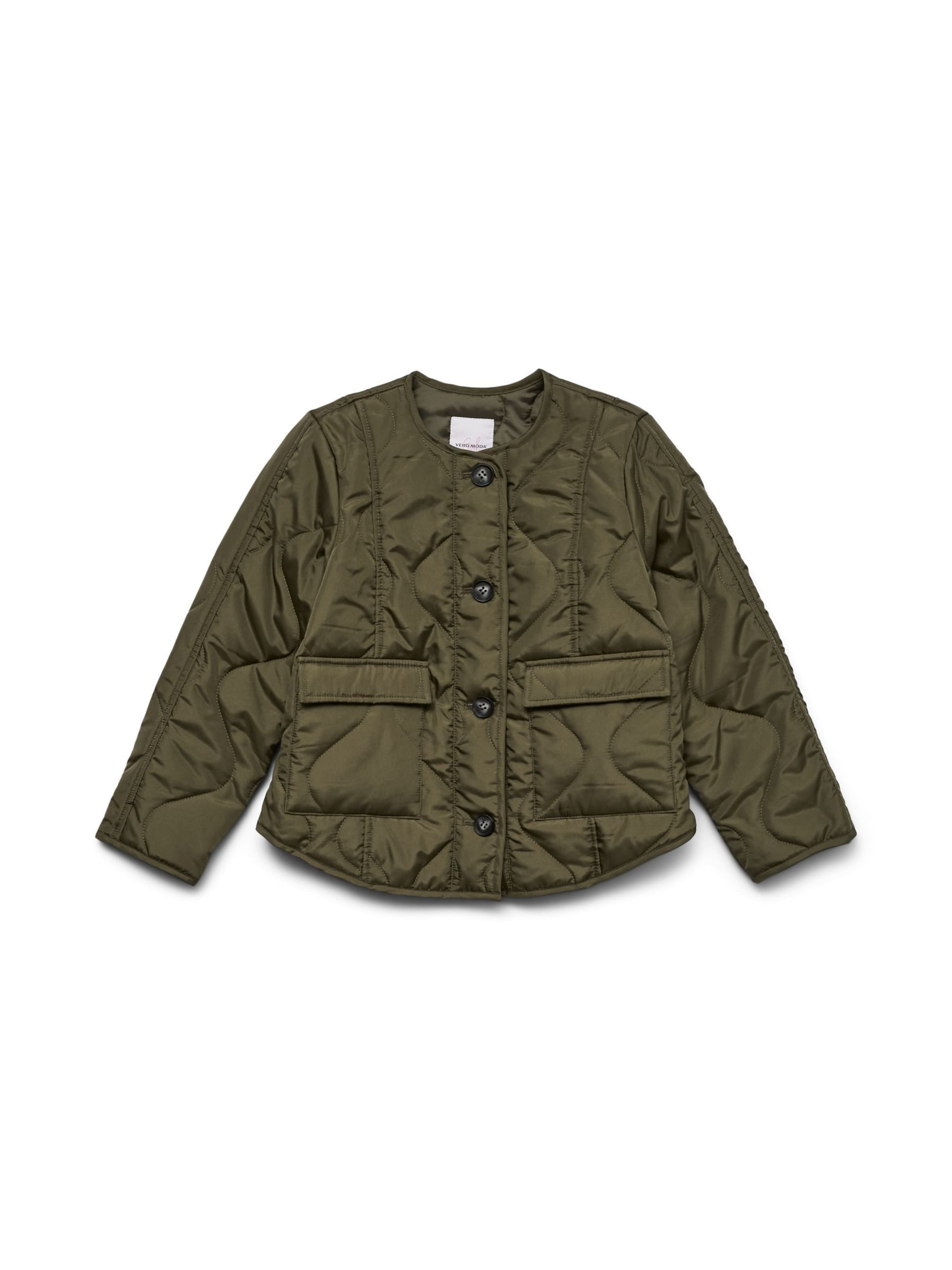Vero Moda Girl - Chaqueta de entretiempo 'VMMillie' en verde: frente