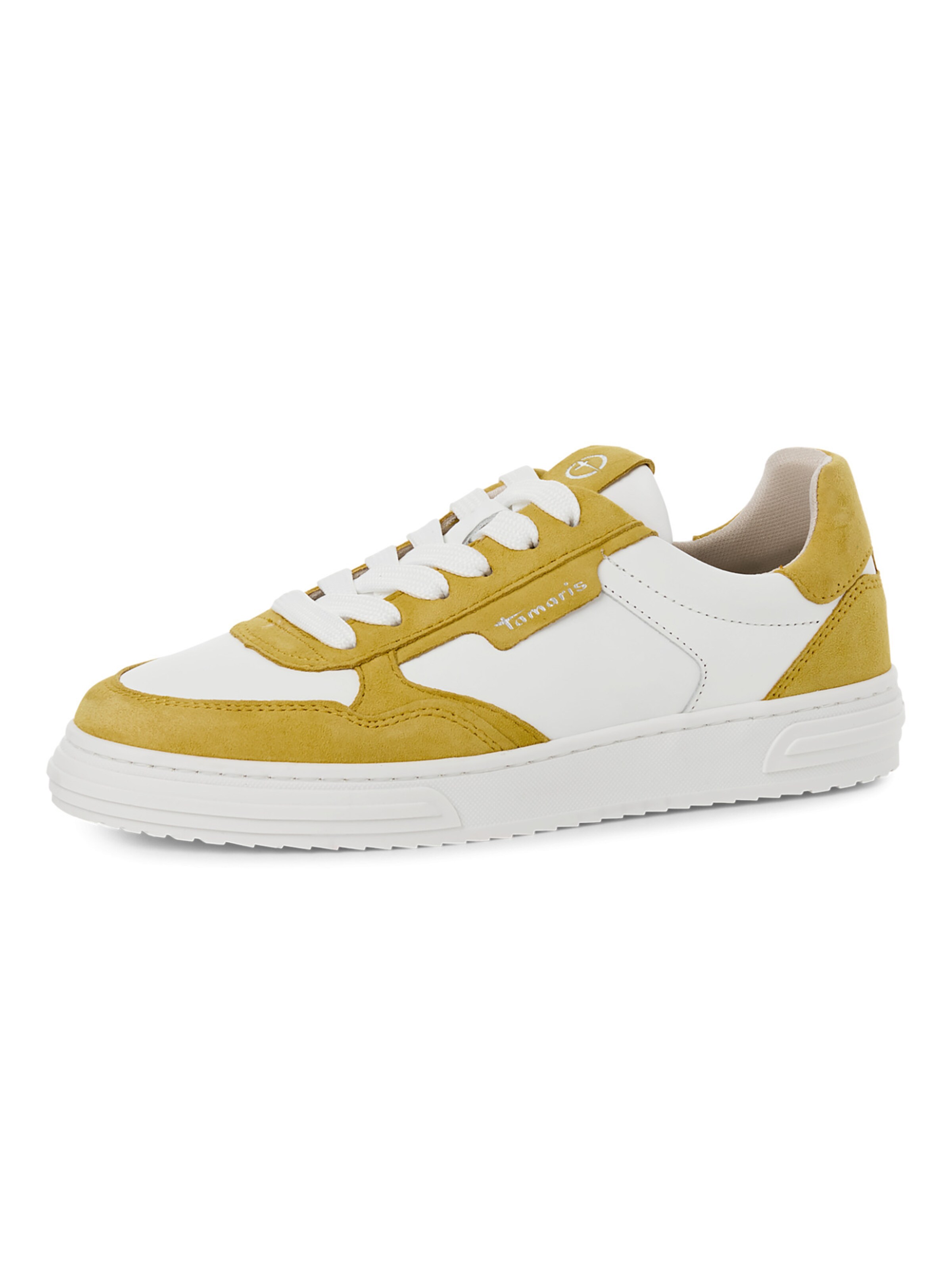 Sneaker bassa di Tamaris in giallo: frontale