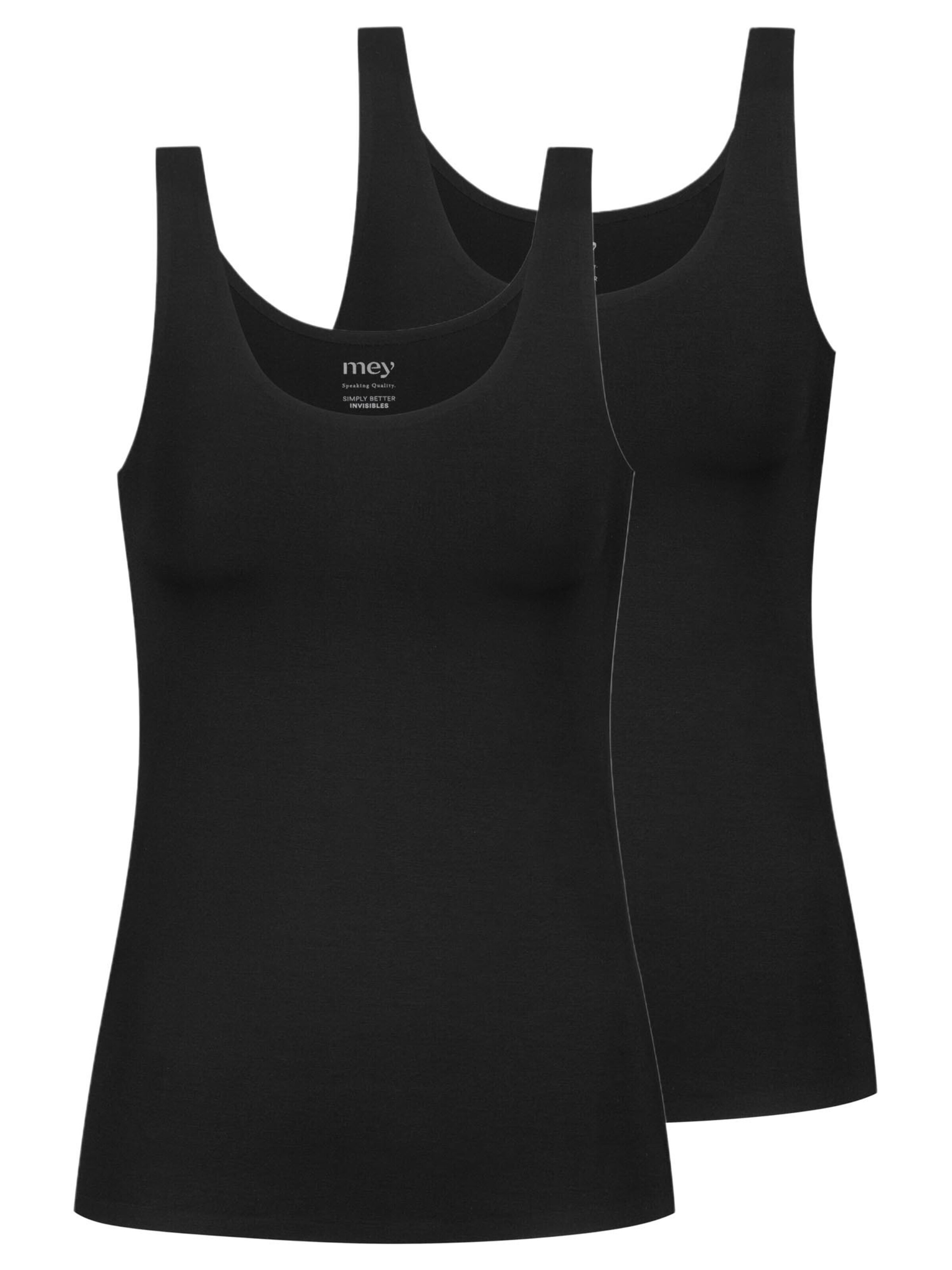 Mey Undershirt 'Simply Better Invisibles' in Black: front