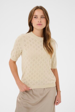 Pull-over 'OlineSZ' SAINT TROPEZ en beige : devant