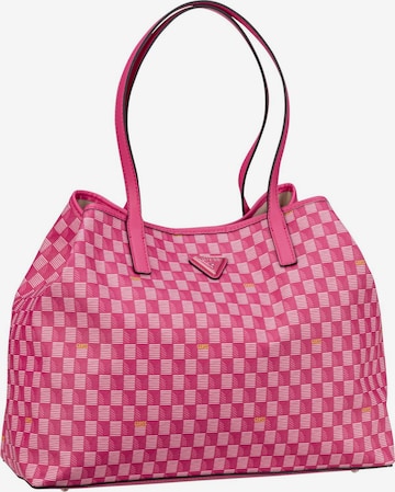 GUESS Shopper 'Vikky JT Large Tote' in Pink: front