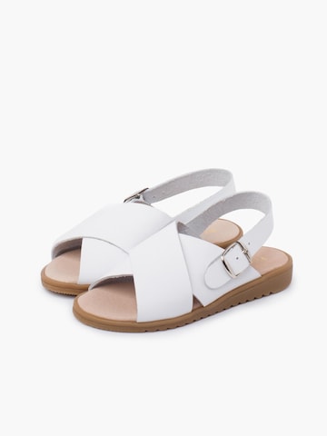 Sandales Pisamonas en blanc