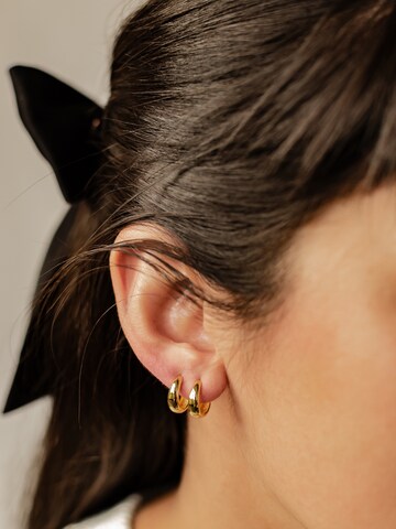 Hey Happiness Ohrringe 'Dome' in Gold