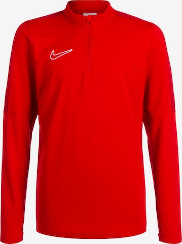 NIKE Athletic Sweatshirt 'Academy 23 Drill' in Red: front