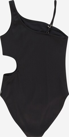 Abercrombie & FitchJednodijelni kupaći kostim - crna boja