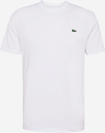 Lacoste Sport Λειτουργικό μπλουζάκι σε λευκό: μπροστά