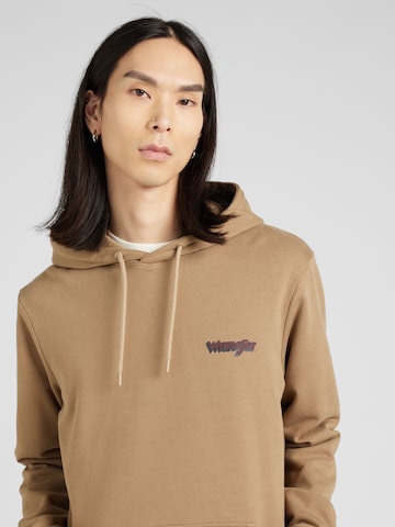 WRANGLER Sweatshirt i brun