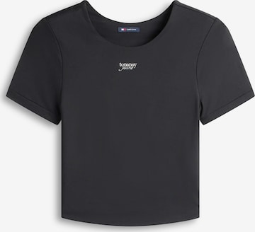 juoda Tommy Jeans Marškinėliai: priekis