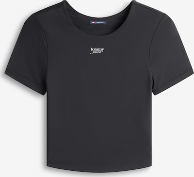 Marškinėliai iš Tommy Jeans, spalva – juoda / sidabrinė, Prekių apžvalga