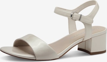 Tamaris Strap sandal in Beige: front