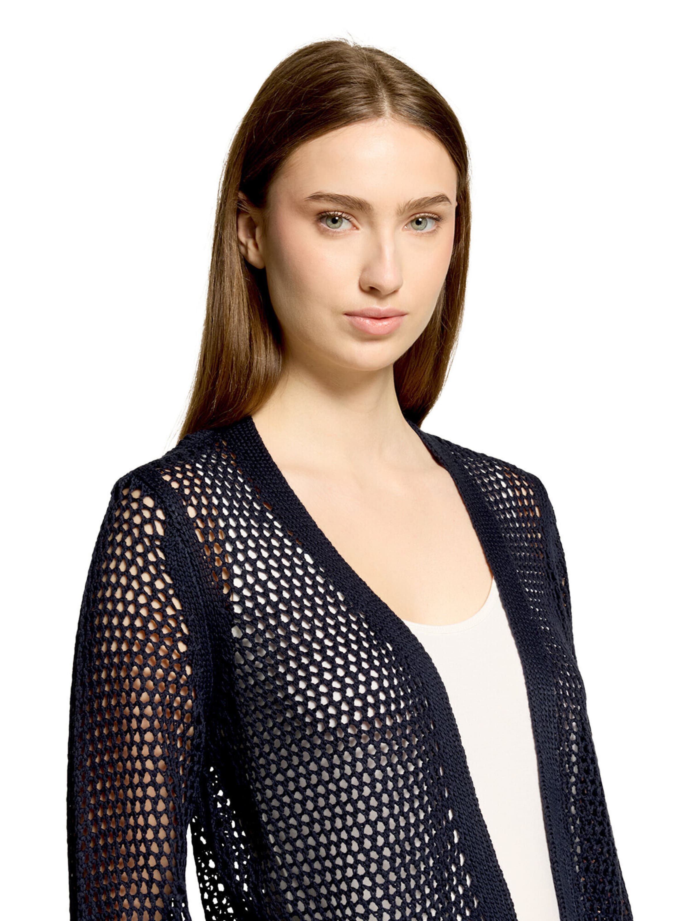 Betty Barclay Gebreid vest in Blauw