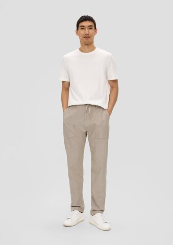 s.Oliver Tapered Chinohose in Beige