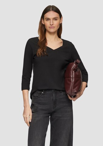 T-shirt s.Oliver en noir : devant