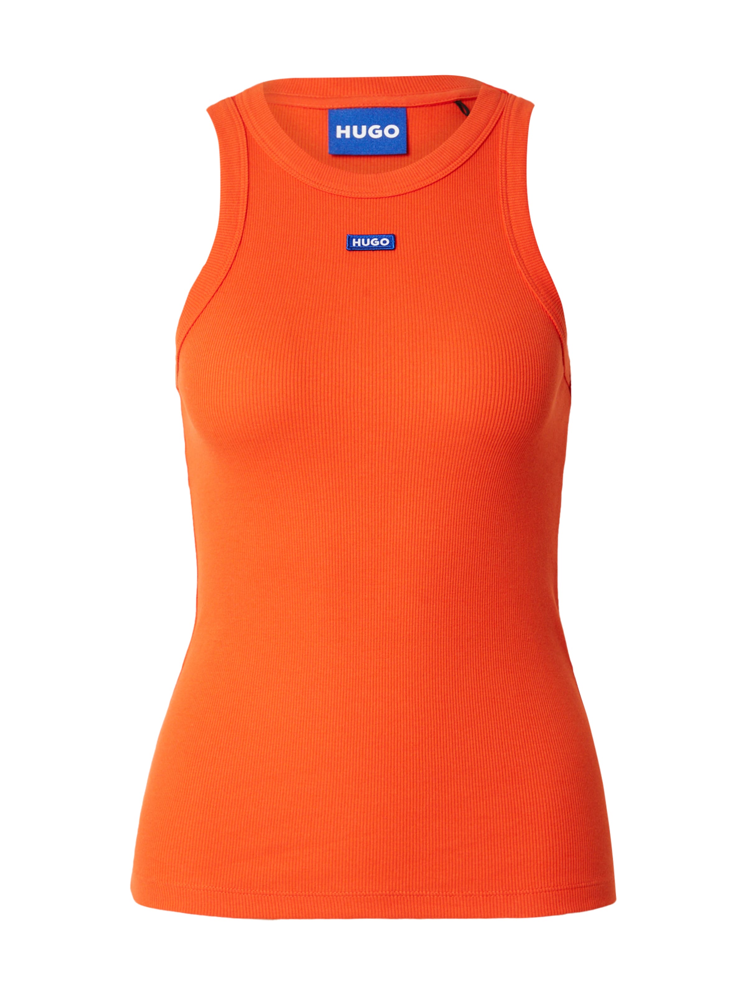 HUGO Τοπ σε πορτοκαλί: μπροστά