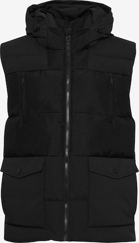 INDICODE JEANS Vest 'Idflikko' in Black: front