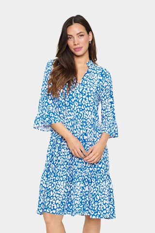 Robe 'Eda' SAINT TROPEZ en bleu : devant
