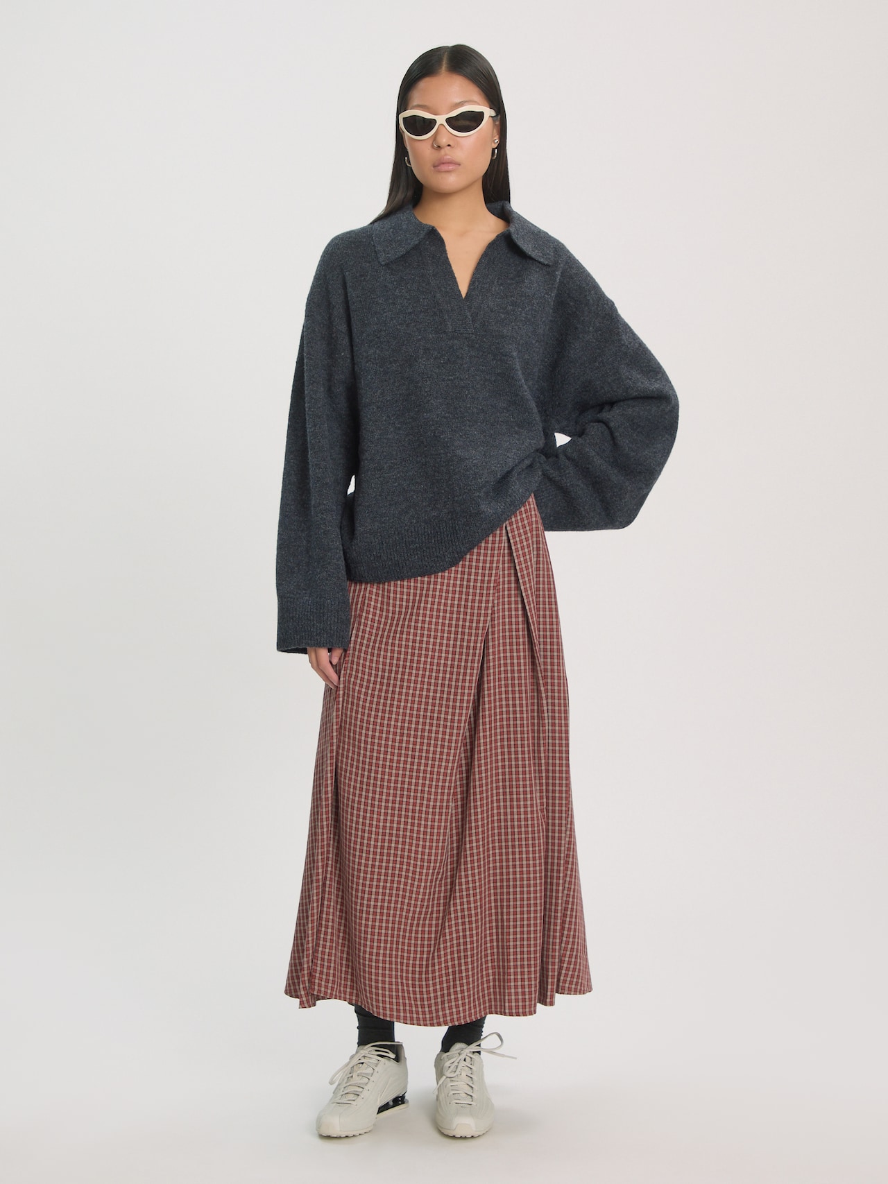 EDITED Novedades Jersey 'Taria' gris