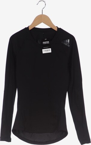 ADIDAS PERFORMANCE Langarmshirt XS in Schwarz: predná strana