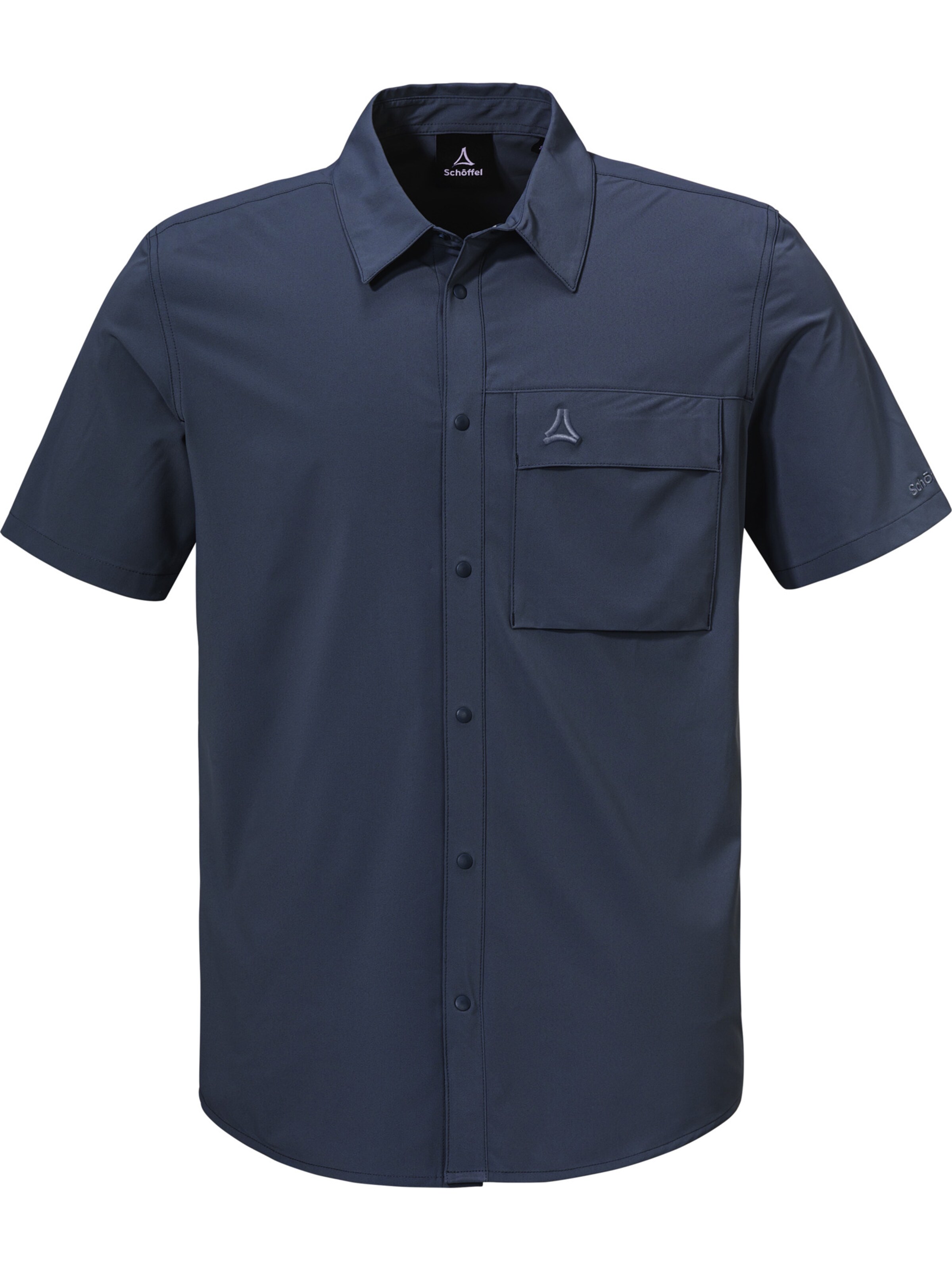 Schöffel Regular Fit Hemd 'Dooser' in Blau: Vorderseite