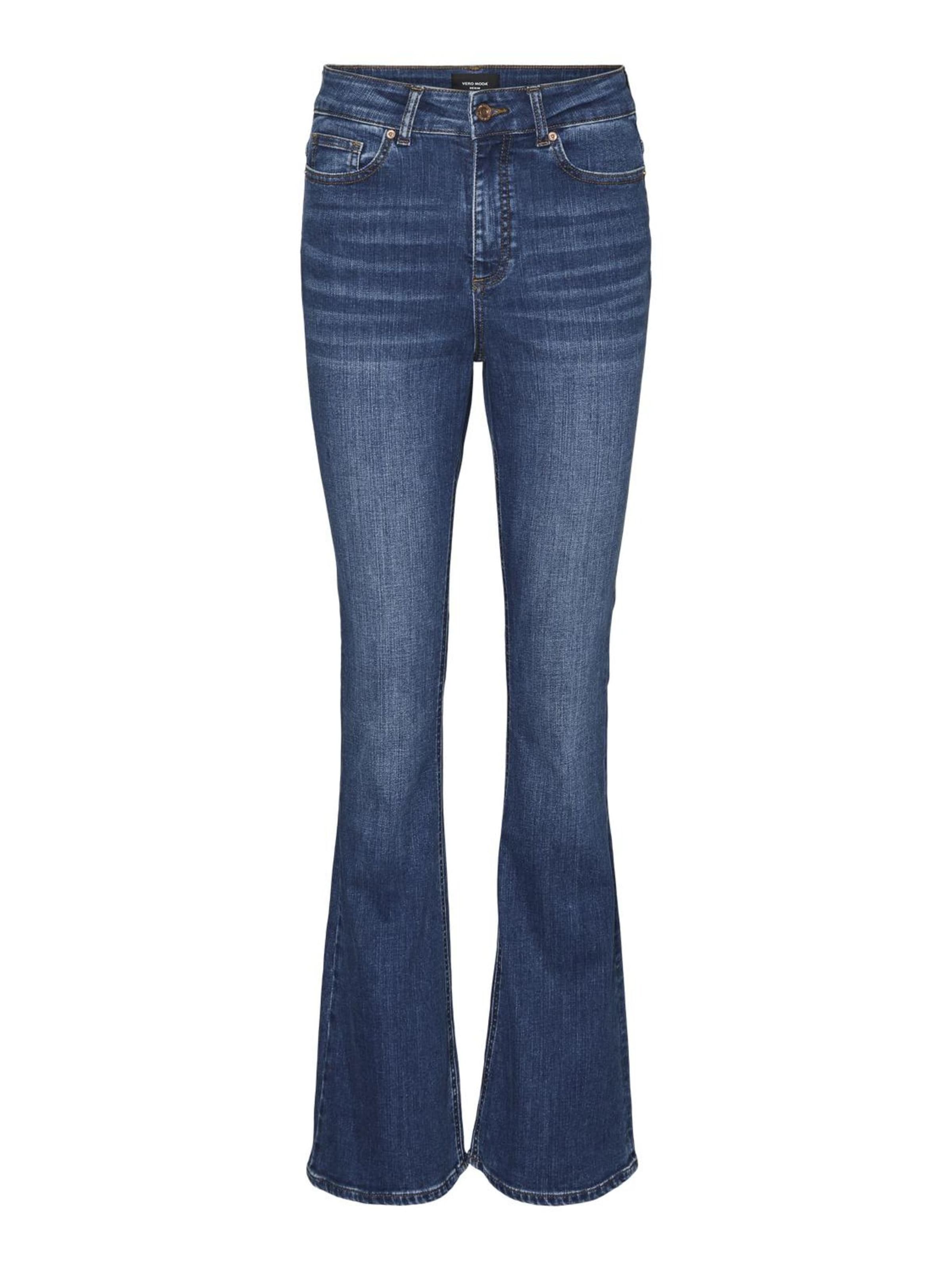 VERO MODA Flared Jeans 'Siga' in Blauw: voorkant