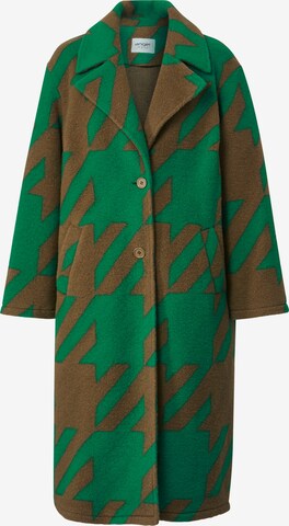 Angel of Style Between-Seasons Coat in Green: front