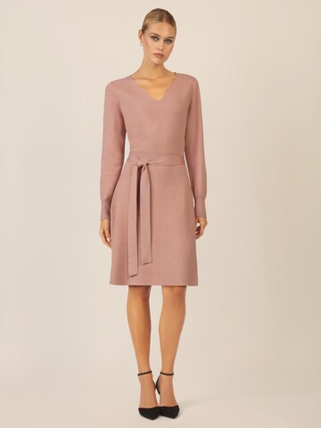 APART Knitted dress in Beige