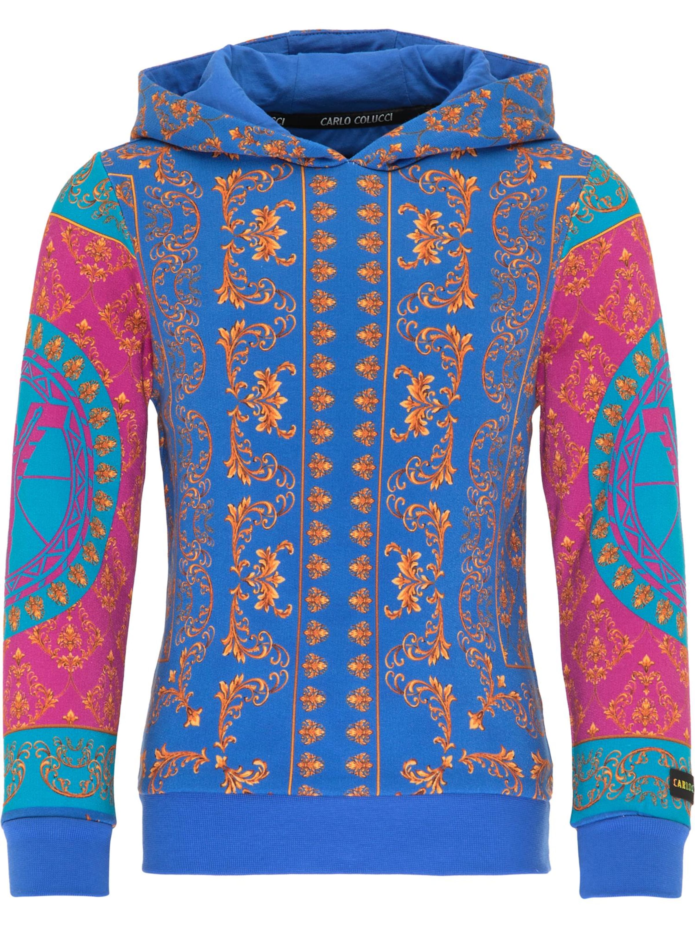 Sweat 'Colavitti' Carlo Colucci en bleu : devant