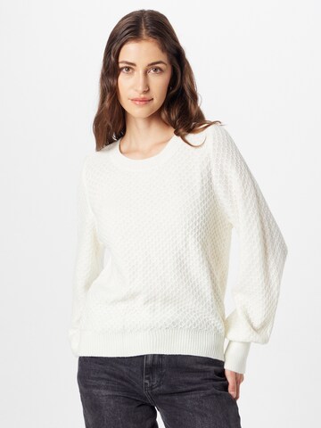 ABOUT YOU Sweater 'Blanca' in White: front