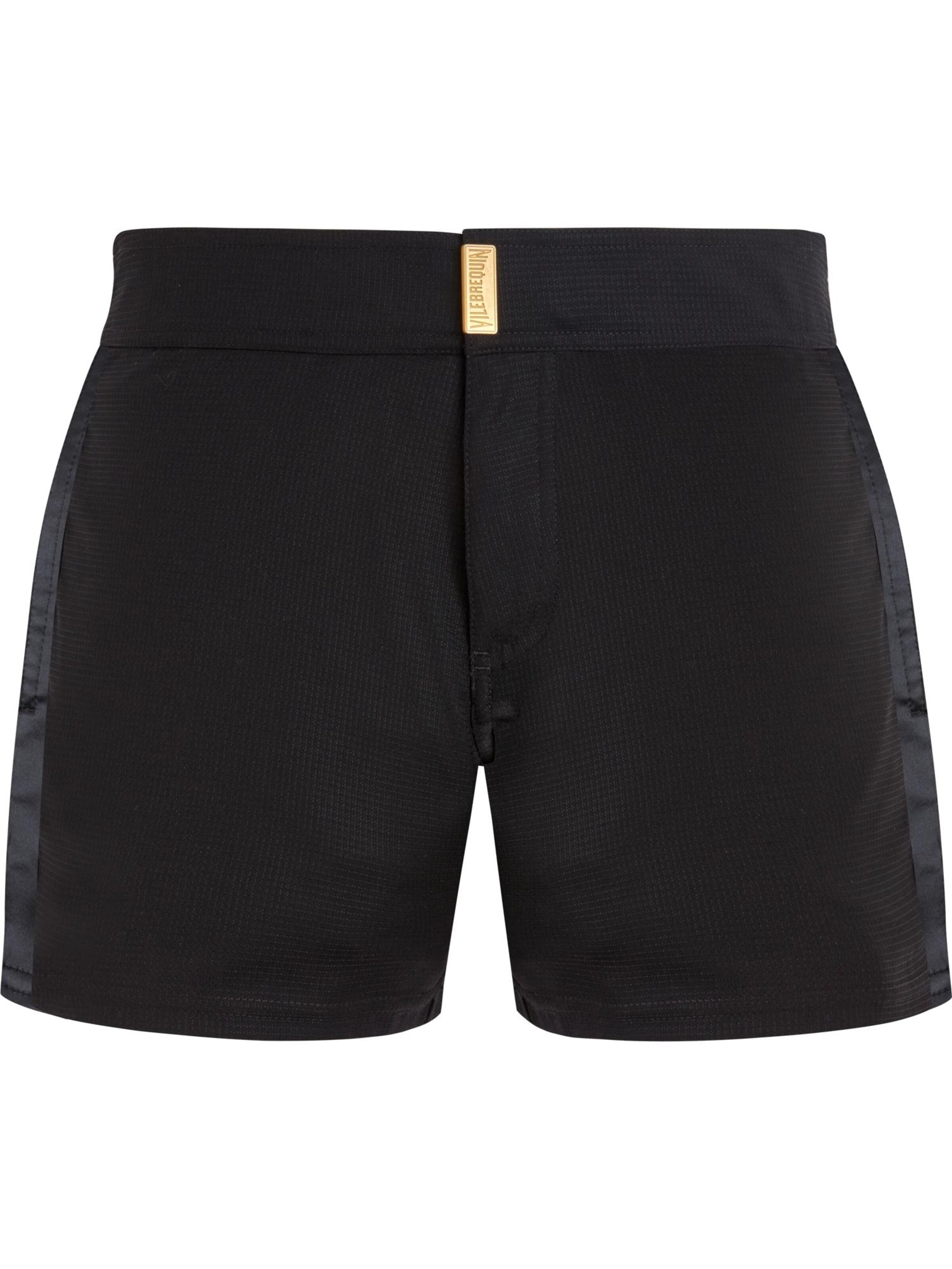Vilebrequin - Bermudas en negro: frente
