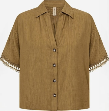 Soyaconcept - Camisa ' SC-FABRINA ' em castanho: frente
