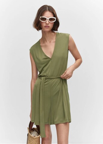 MANGO Jumpsuit 'Cati' in Groen: voorkant