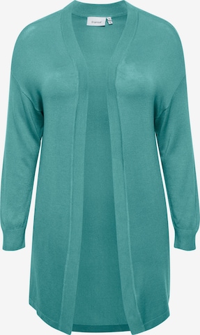 Fransa Curve Knit cardigan 'BLUME CAR 1' in Blue: front