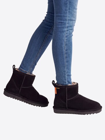 salzhaut Snowboots ' BOTTEN ' in Zwart: voorkant