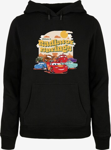 ABSOLUTE CULT Sweatshirt 'Cars - Radiator Springs Group' in Schwarz: predná strana