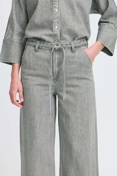 b.young Jeans 'BYKimu' i grey denim, Produktvisning