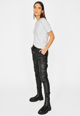 Maze Slimfit Broek ' 4202138 ' in Zwart