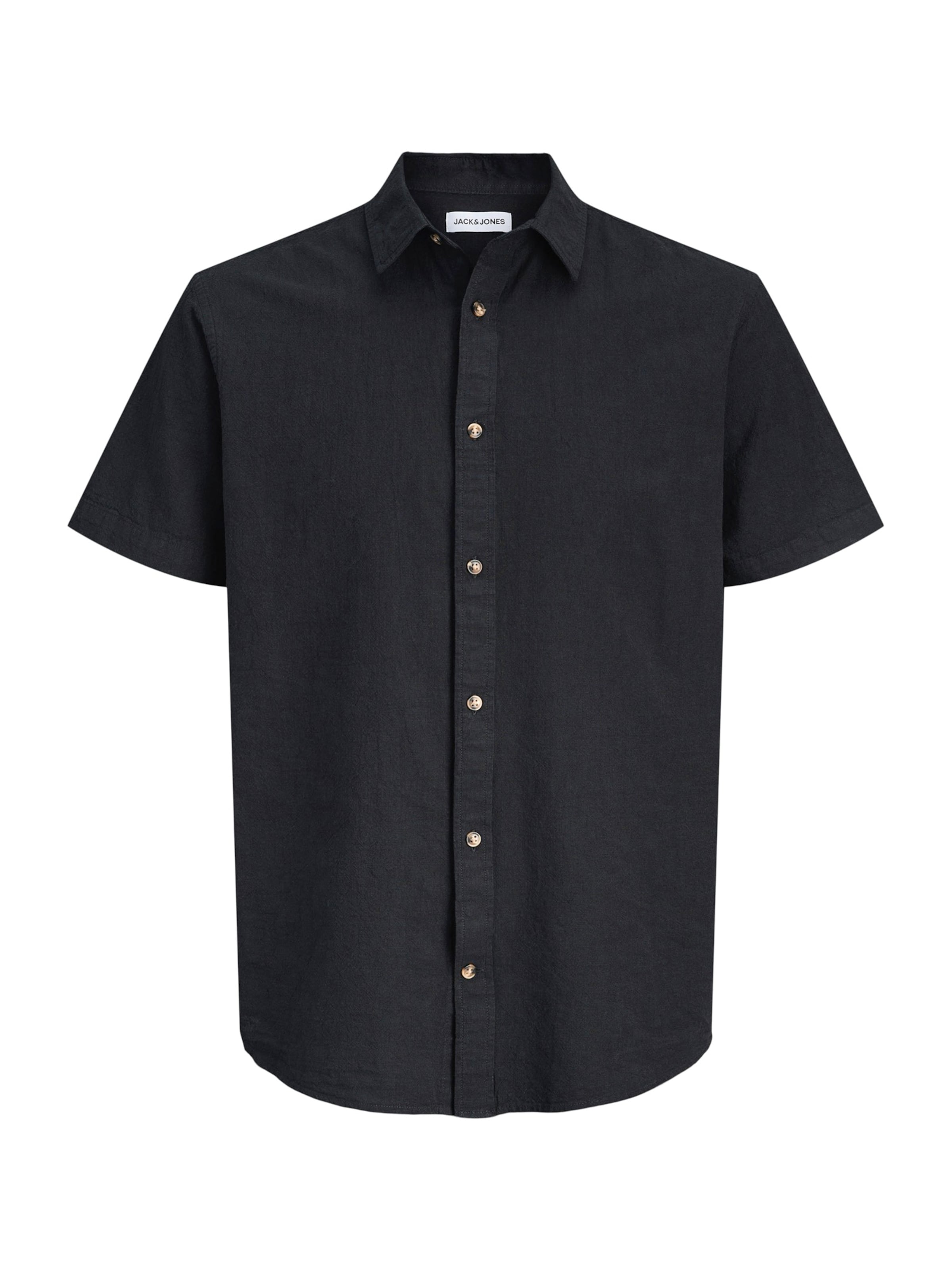 JACK & JONES - Camisa 'JJESUMMER' en negro: frente