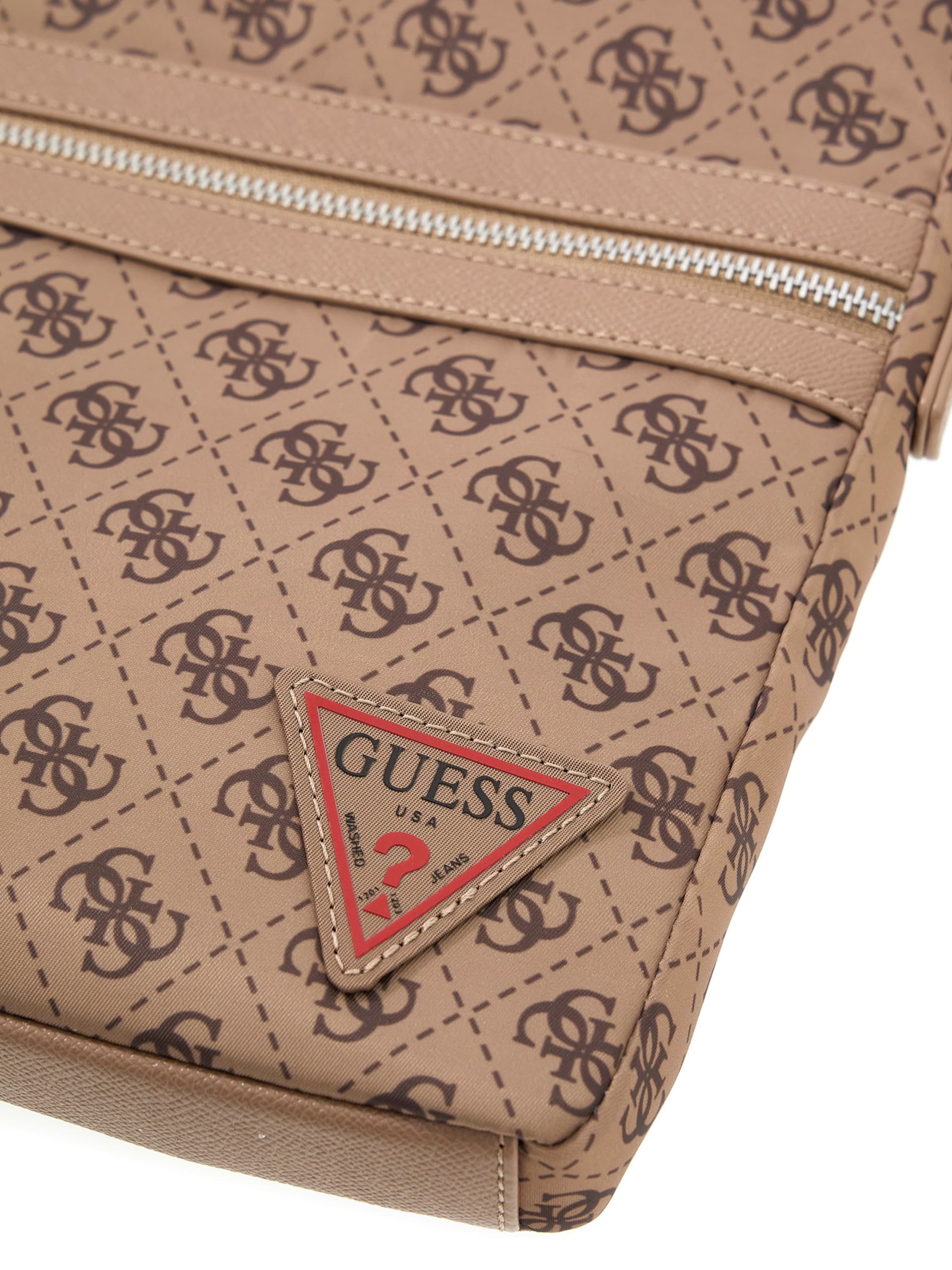 GUESS Axelremsväska 'BERLIN' i beige