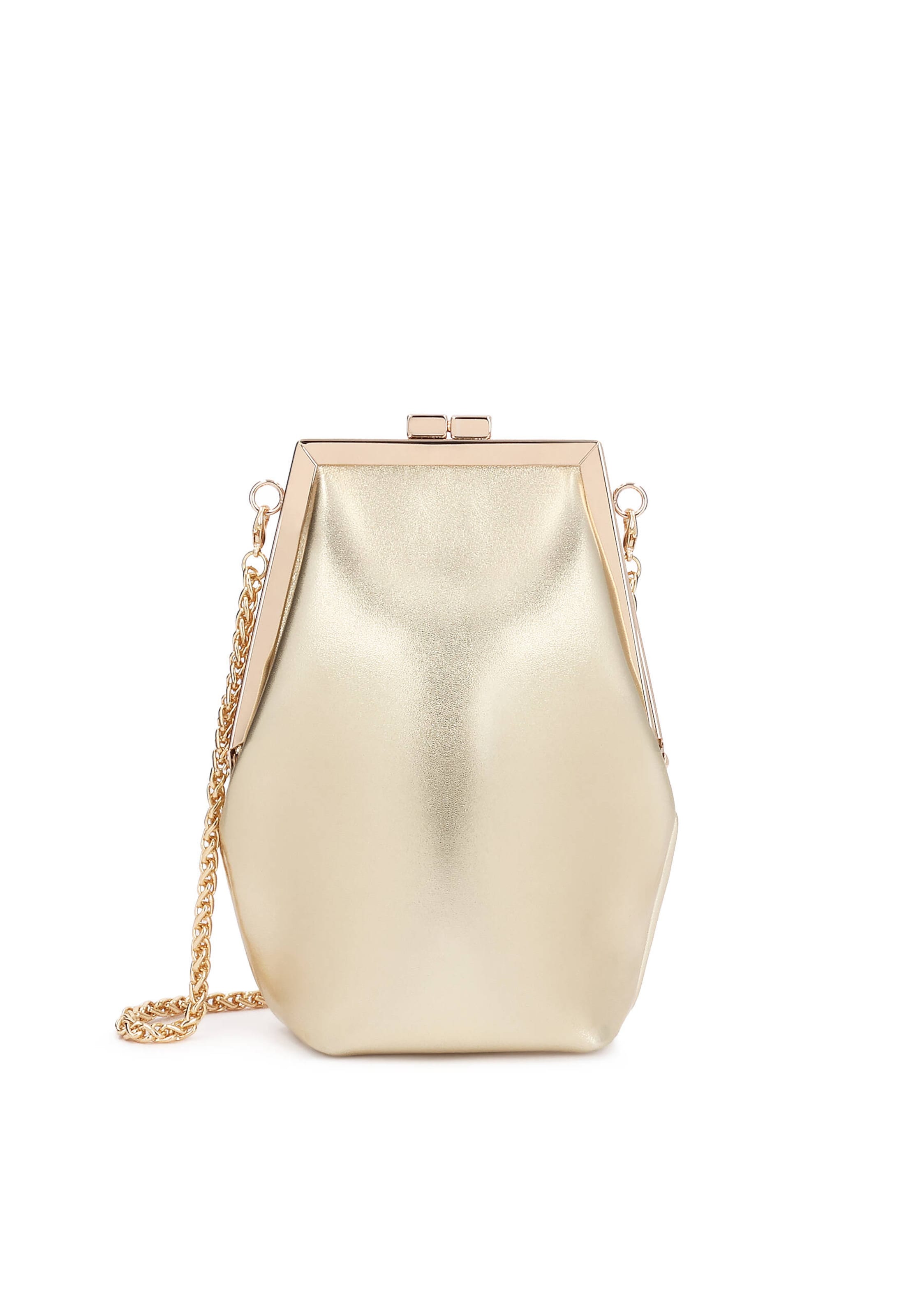 Pochette Kazar en or : devant