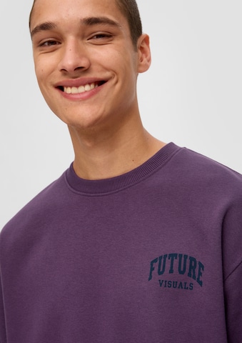 Sweat-shirt QS en violet