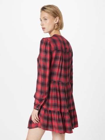 Superdry Shirt Dress in Red