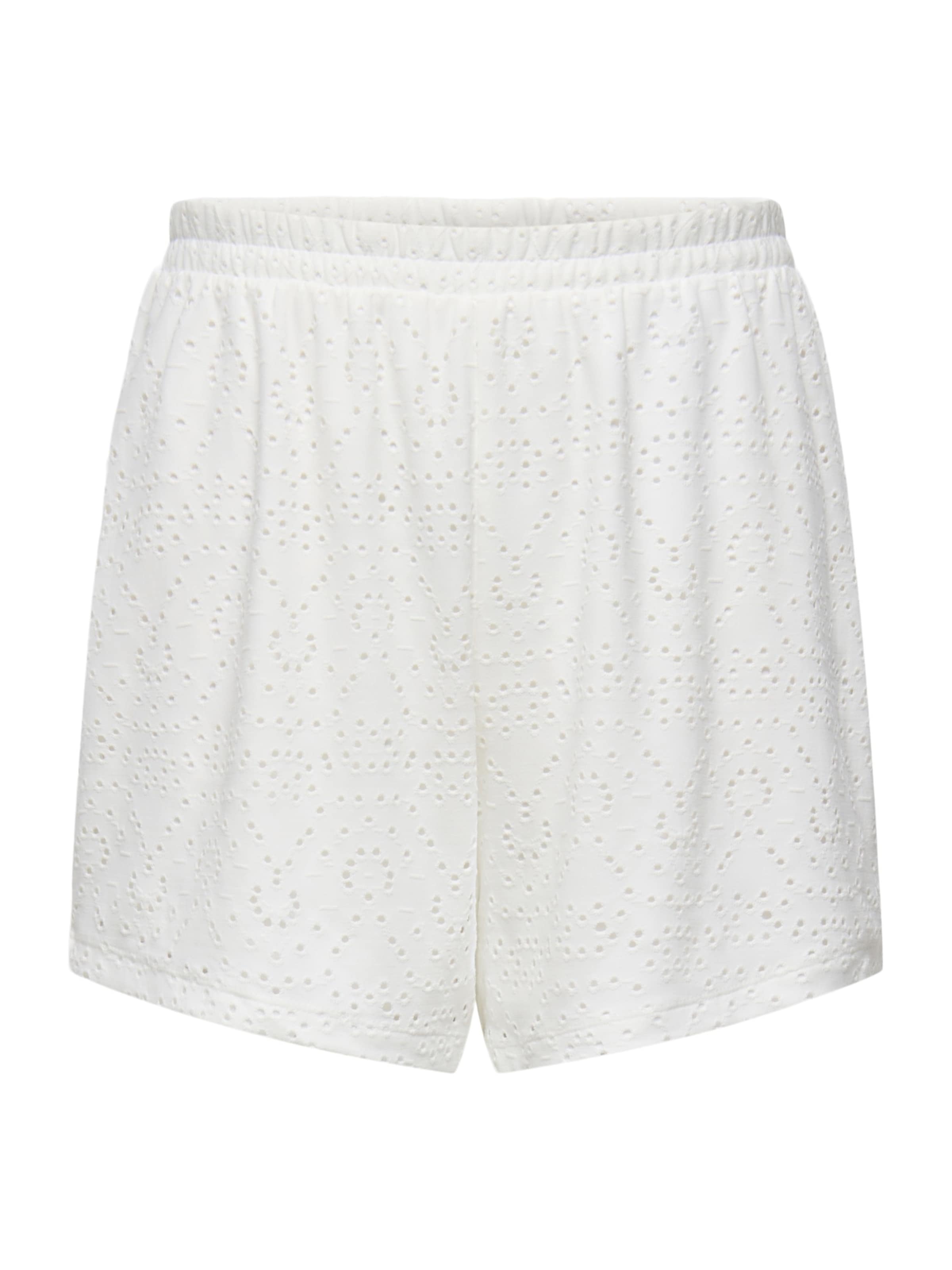 ONLY Loosefit Bukser 'ONLSMILLA' i hvid: forside