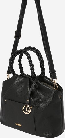 L.CREDI Handbag 'Kailee' in Black: front