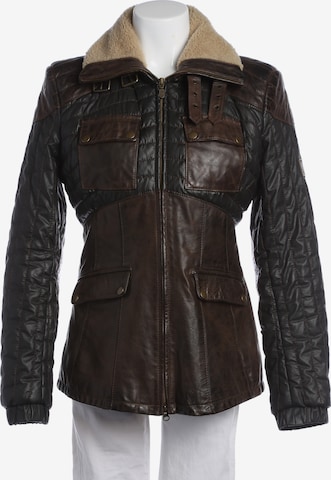 Belstaff Lederjacke / Ledermantel L in Braun: Vorderseite