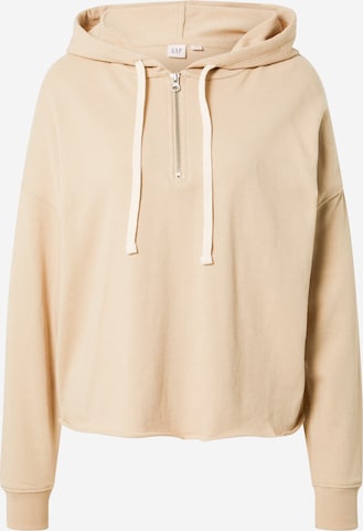 GAP Sweatshirt in Beige: predná strana