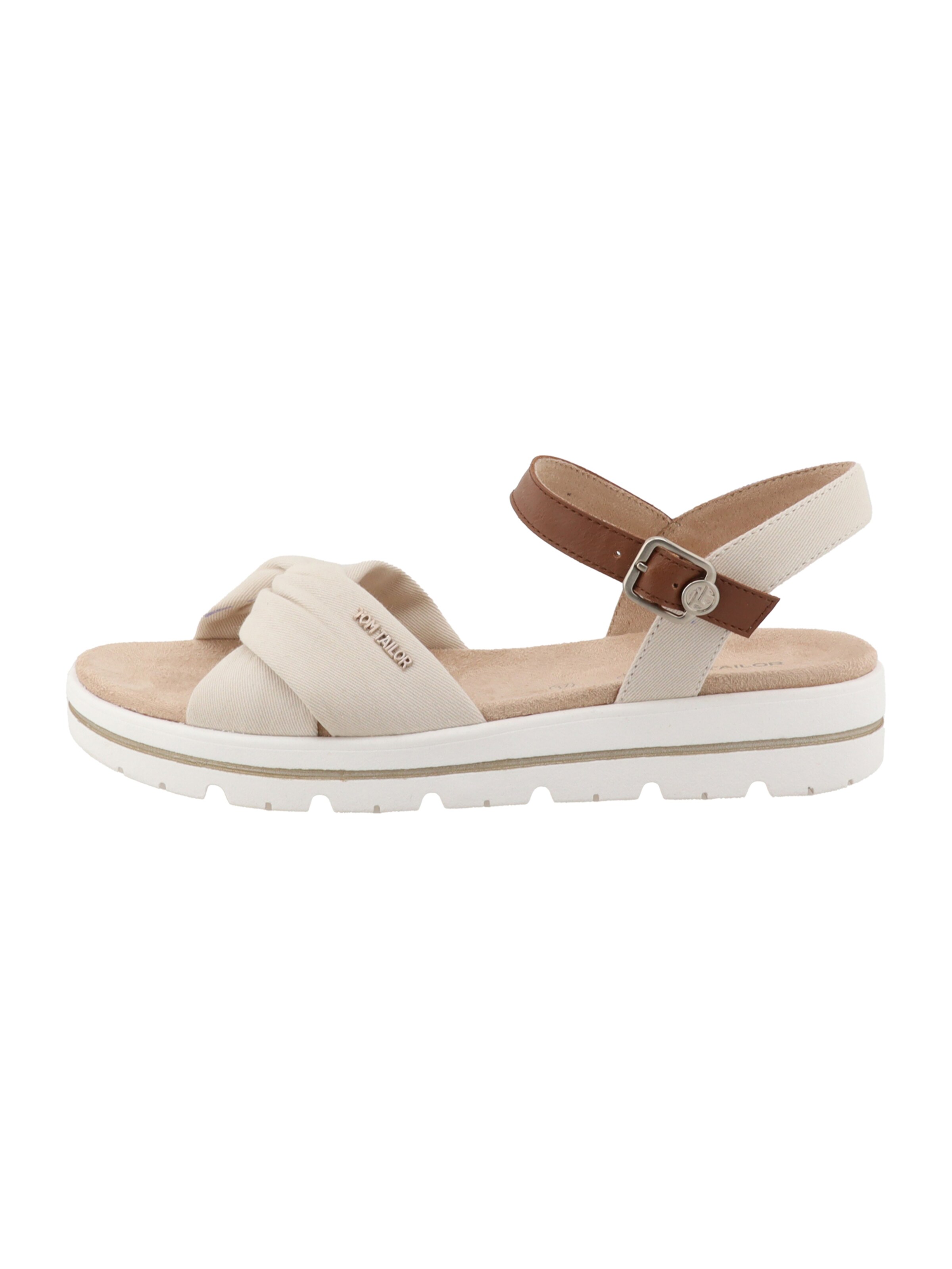 TOM TAILOR Sandals in Beige