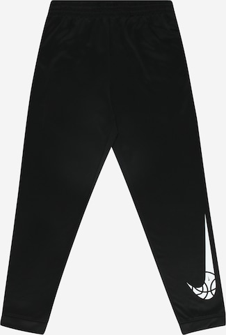 NIKE Športne hlače | črna barva: sprednja stran